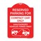 Signmission Reserved Parking for Compact Car Unauthorized Vehicles Towed Away Alum, 18" x 24", RW-1824-23122 A-DES-RW-1824-23122 - alternate 1